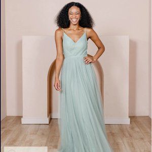 Penelope tulle dress in Sea foam
